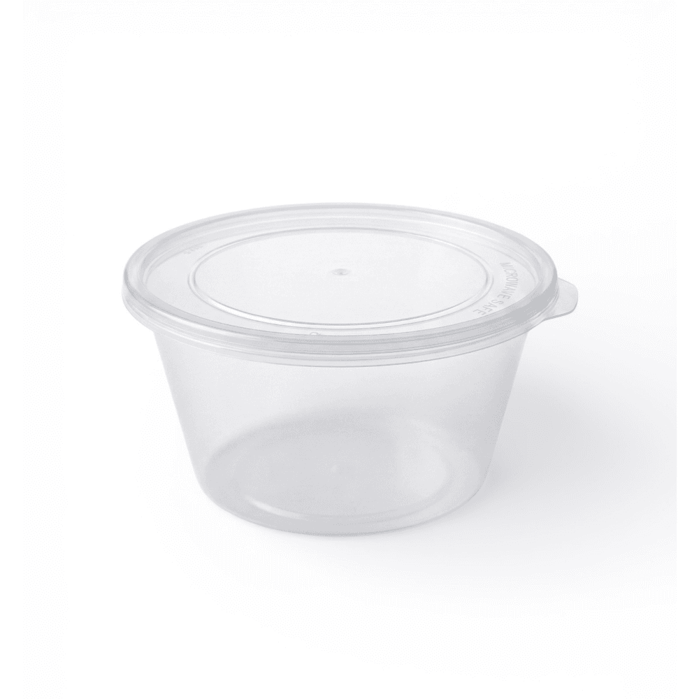 12oz Fusion Microwavable Food & Sauce Pots With Lids