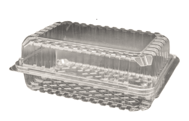 770ml Clear Vista rPET Hinged Container (8x5.5x3")