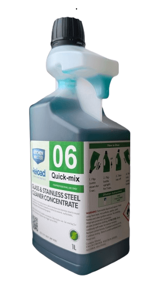 Kitchen Master Glass & Stainless Steel Cleaner Quick Mix Reload (1L)