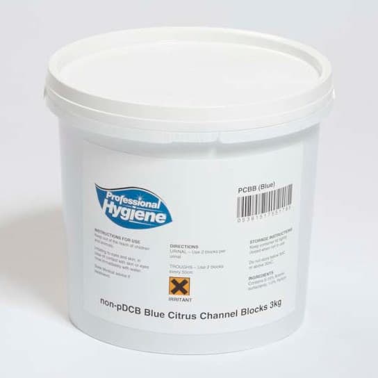 Blue Professional Hygiene Channel Block