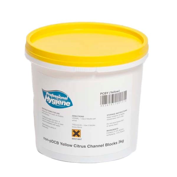 Yellow Professional Hygiene Channel Block