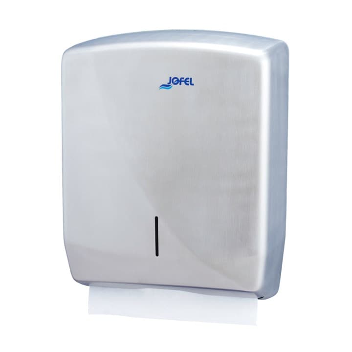 Brushed Steel Z-Fold Hand Towel Dispenser