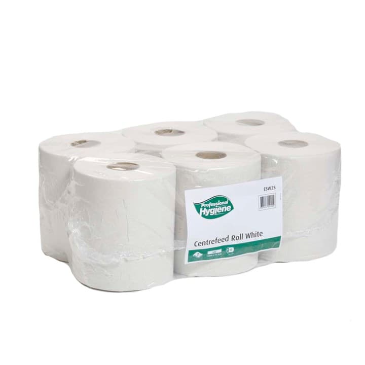 White 2ply Centrefeed Towel Roll (467 Sheets, 150m)