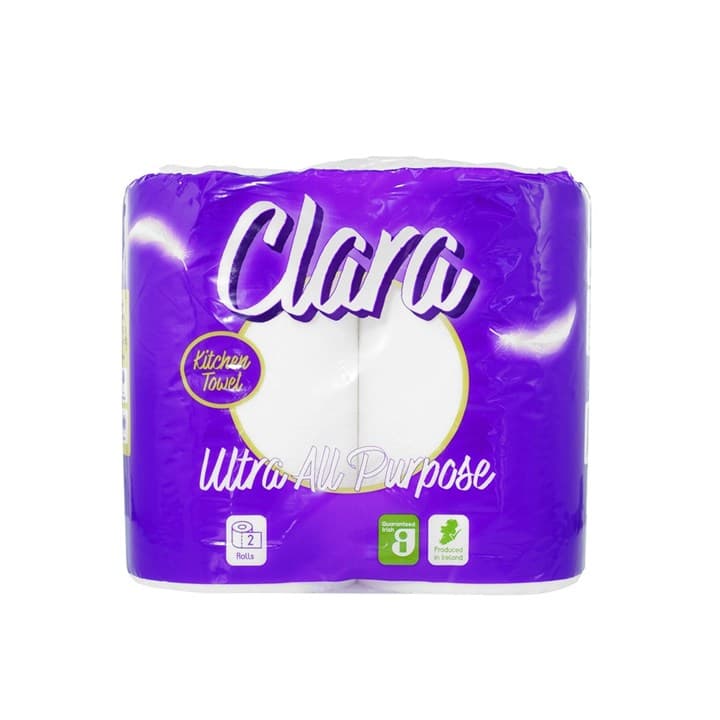 Clara White Kitchen Towel 2ply (120 Sheets)