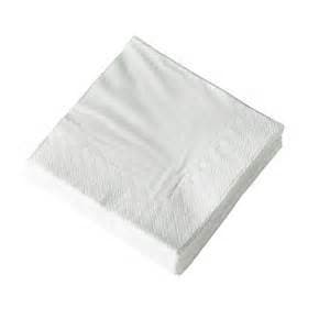 White Cocktail Napkins 2ply 1/4 Fold (23x23cm)