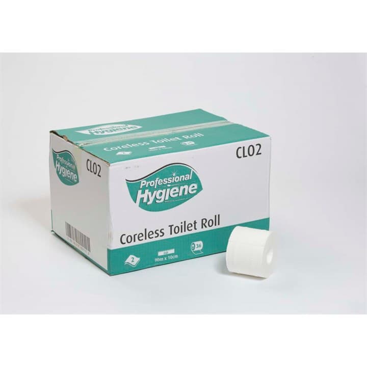 Coreless Toilet Roll 2ply (800 Sheets)