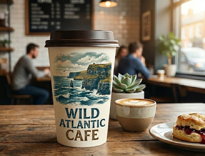 Branded coffee bag